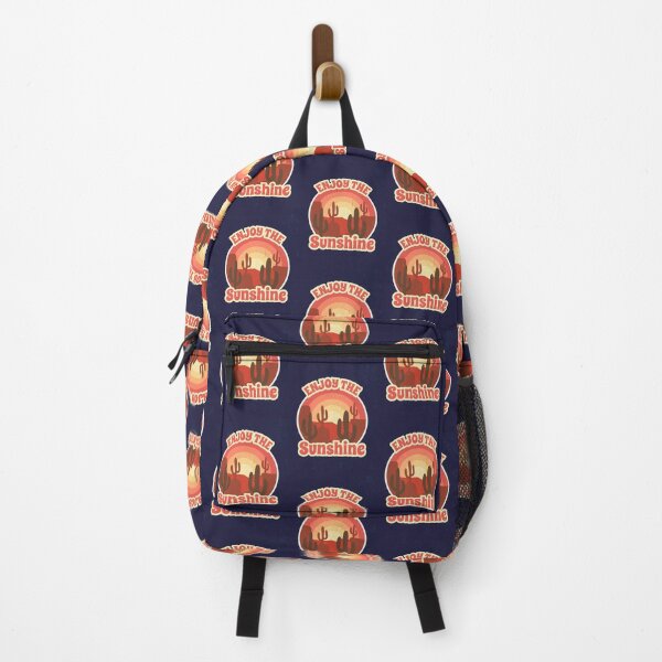 Item preview, Enjoy The Sunshine / Retro Design / Camping Lovers / Desert / Cactus designed and sold by RedBoyShop.