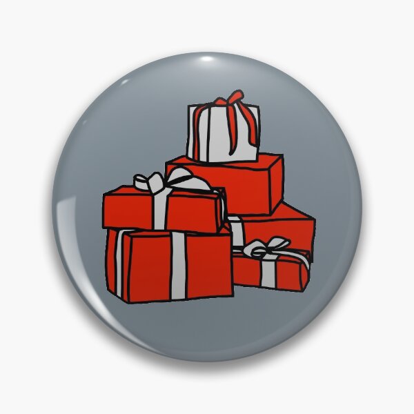 Item preview, Red and Silver Wrapped Gift Boxes designed and sold by ellenhenry.