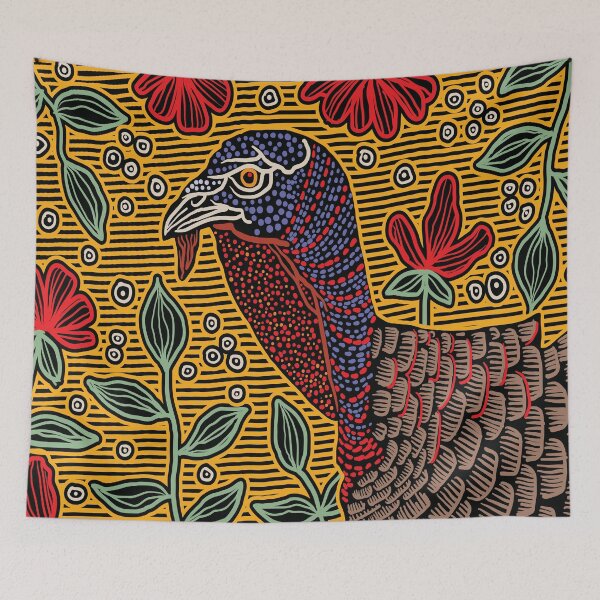 Item preview, artistic wild turkey bird designed and sold by Urbo Panda.
