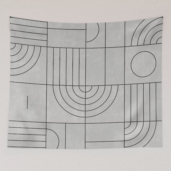 Item preview, My Favorite Geometric Patterns No.21 - Grey designed and sold by Zoltan Ratko.
