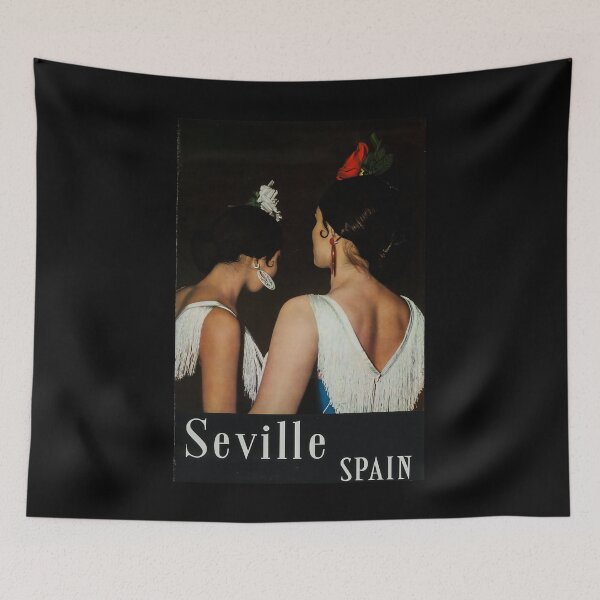 Item preview, retro classic Seville Spain poster designed and sold by CorasPosters.