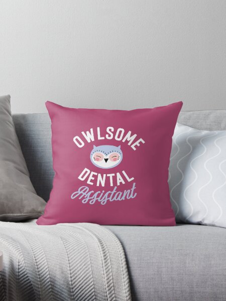 Item preview, Owlsome Dental Assistant Pun - Funny Gift Idea designed and sold by betternotes.