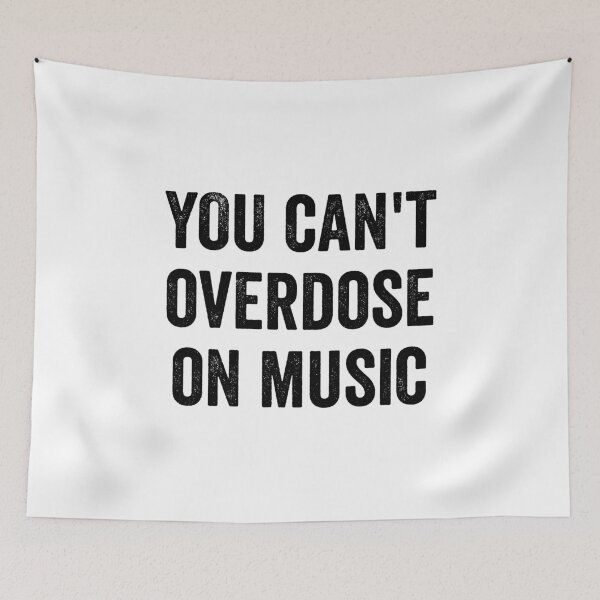 Item preview, You Can't Overdose On Music designed and sold by MonsaviFashion.