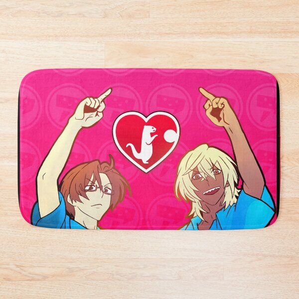 Item preview, Sarazanmai! Reo and Mabu giving everyone the finger designed and sold by angsty-angst.