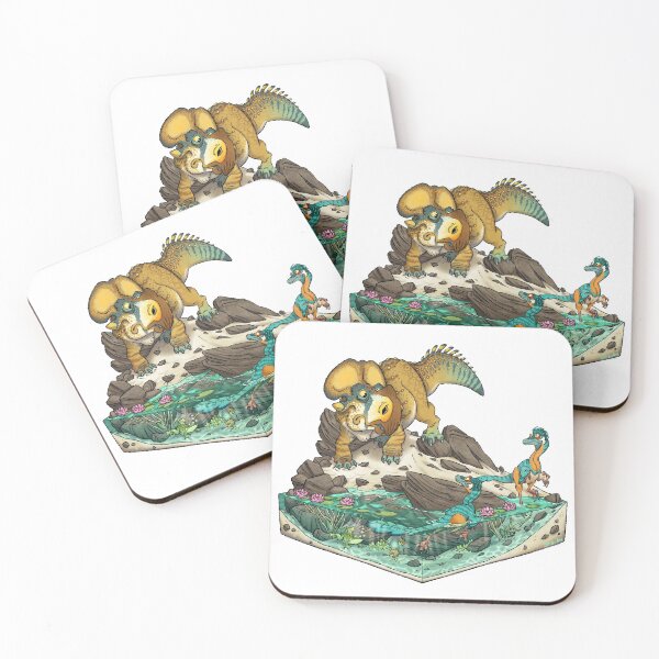Item preview, Protoceratops & Halszkaraptor designed and sold by stieven.