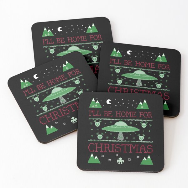Item preview, UFO I'll Be Home for Christmas designed and sold by Everythingafter.