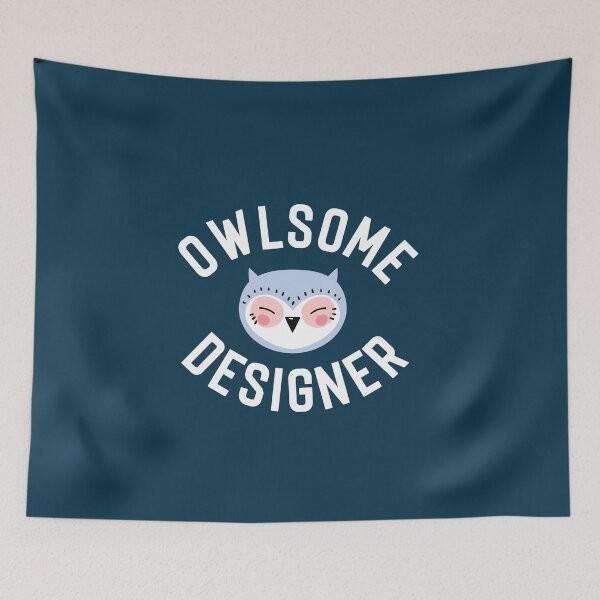 Item preview, Owlsome Designer Pun - Funny Gift Idea designed and sold by betternotes.