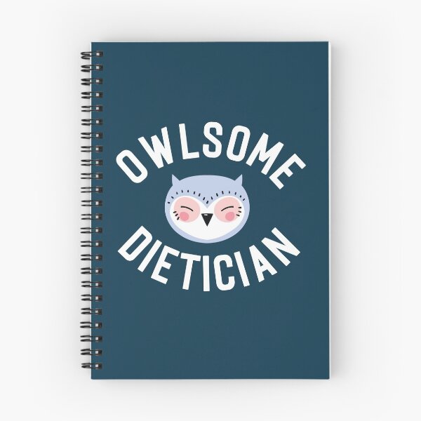 Item preview, Owlsome Dietician Pun - Funny Gift Idea designed and sold by betternotes.