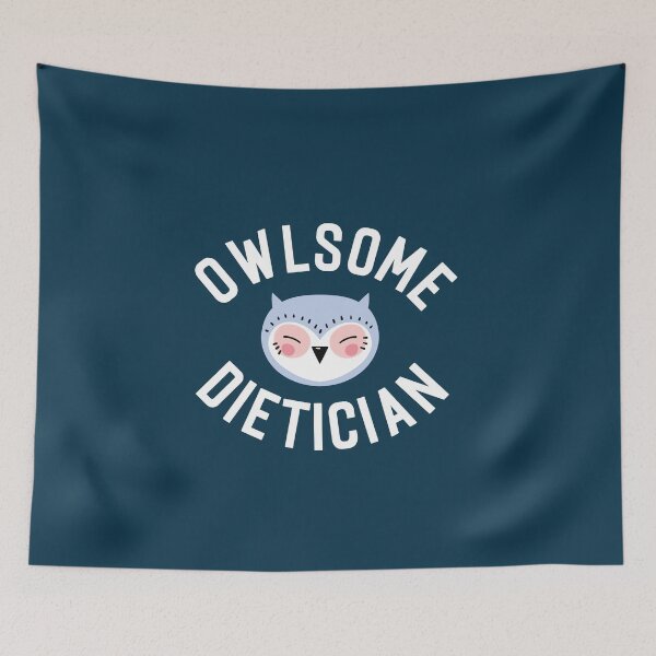 Item preview, Owlsome Dietician Pun - Funny Gift Idea designed and sold by betternotes.