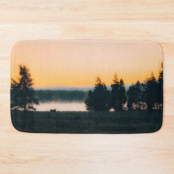 Item preview, Elk in the Autumn Misty Morning designed and sold by Zurickdesigns.