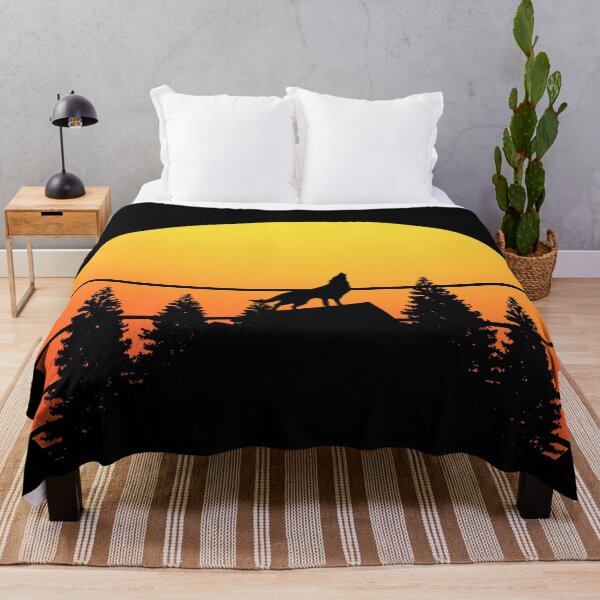 Item preview, Howling Silhouette Wolf designed and sold by joabaj.