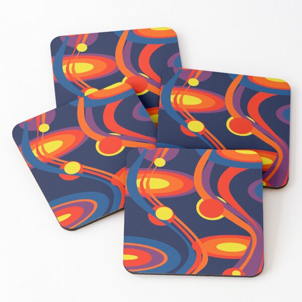 Item preview, Lava flows. Concept illustration in abstract style designed and sold by AliseBas.