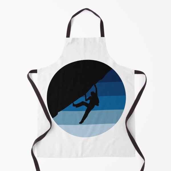 Item preview, Escalada en roca Bouldering Retro Sunset - Azul designed and sold by Seth's Tees.