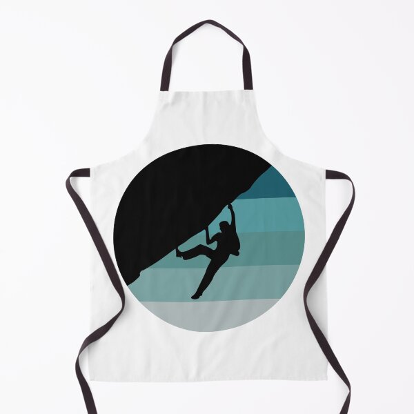 Item preview, Escalada en roca Boulder Retro Sunset - Azul / Verde designed and sold by Seth's Tees.
