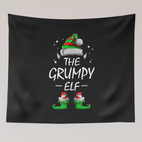 Item preview, The Grumpy Elf Matching Family Group Christmas Pajama designed and sold by GaleBerry.
