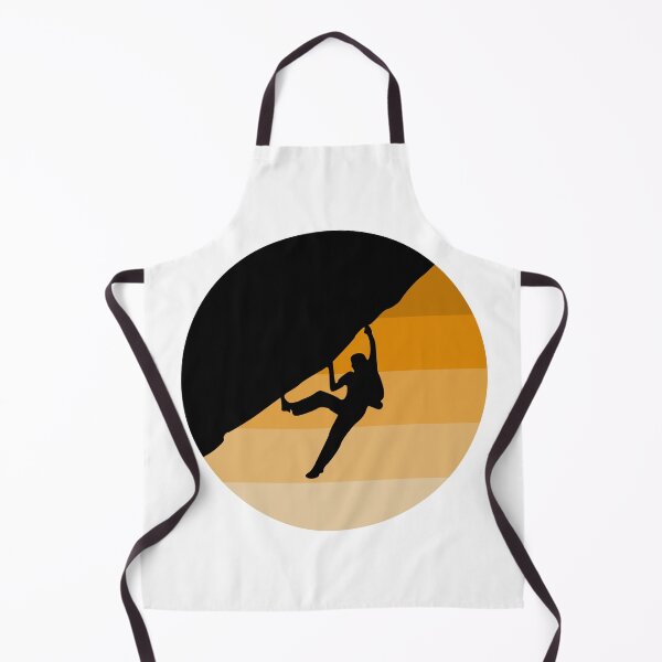 Item preview, Escalada en roca Búlder Retro Atardecer - Naranja designed and sold by Seth's Tees.