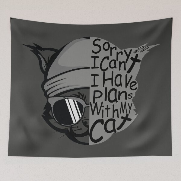 Item preview, Sorry I Can't I Have Plans With My Cat  designed and sold by YAHIA-14.