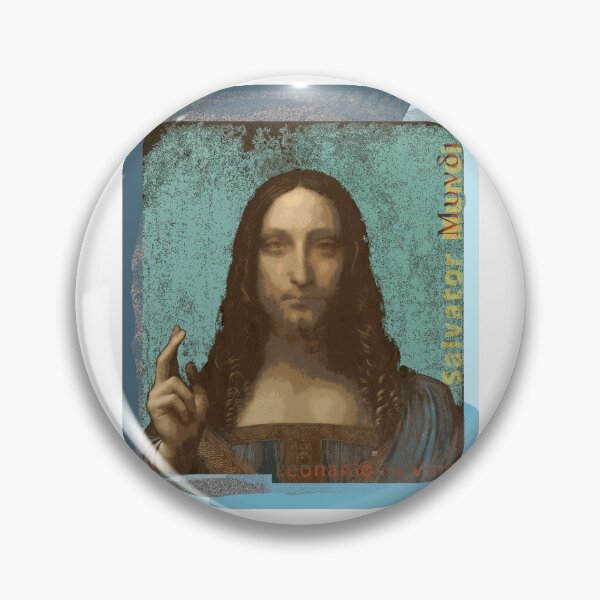 Item preview, Leonardo Da Vinci's Salvator Mundi (Pop Art by ACCI) Portrait  designed and sold by VanyssaGraphics.