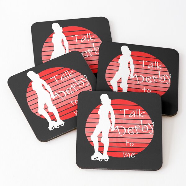 Item preview, Talk Derby To Me red roller derby designed and sold by TeeThePeople.