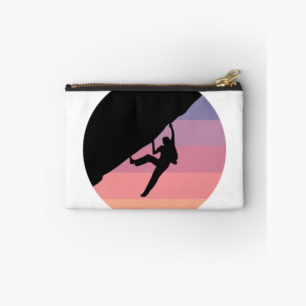 Item preview, Rock Climbing Bouldering Retro Sunset - Sunset Pink designed and sold by Seth's Tees.
