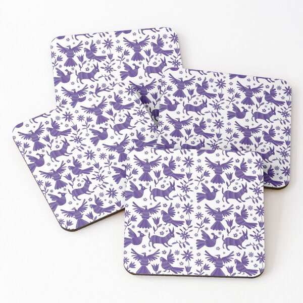 Item preview, otomi, purple otomi texture, mexican otomi, mexican art, mexican craft, mexican folk, otomi texture, mexican pattern, flowers, birds, animals, purple designed and sold by Terevela.