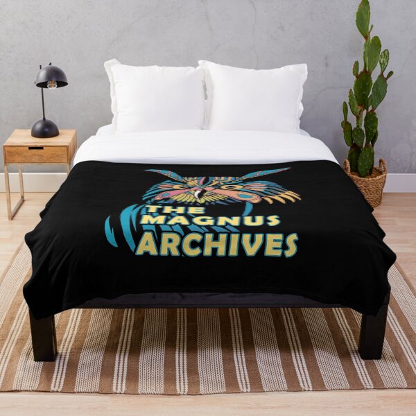 The Magnus Archives Owl Design Throw Blanket