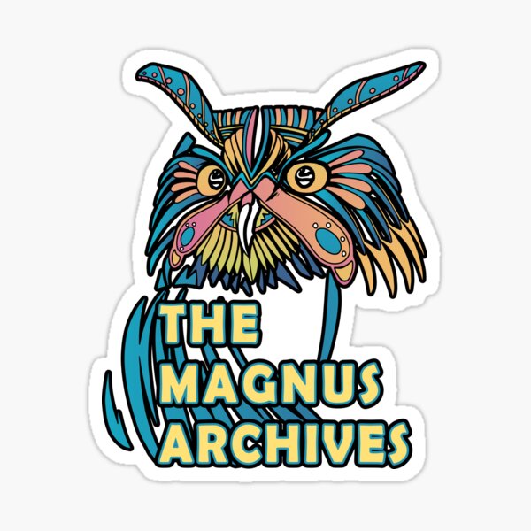 The Magnus Archives Owl Design Sticker