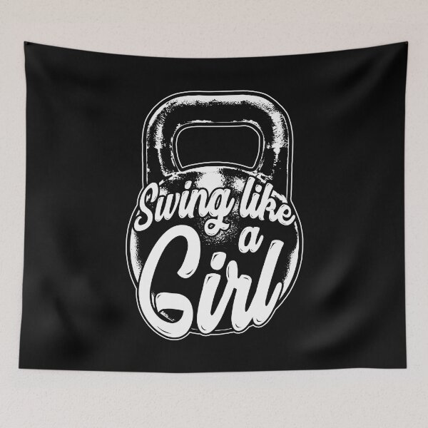 Item preview, Kettlebell Swing Like A Girl Gym Training designed and sold by GrandeDuc.