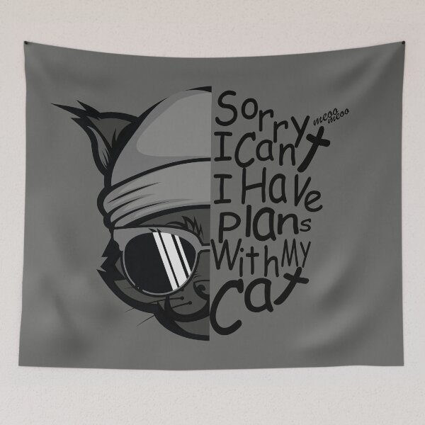 Item preview, Sorry I Can't I Have Plans With My Cat  designed and sold by YAHIA-14.