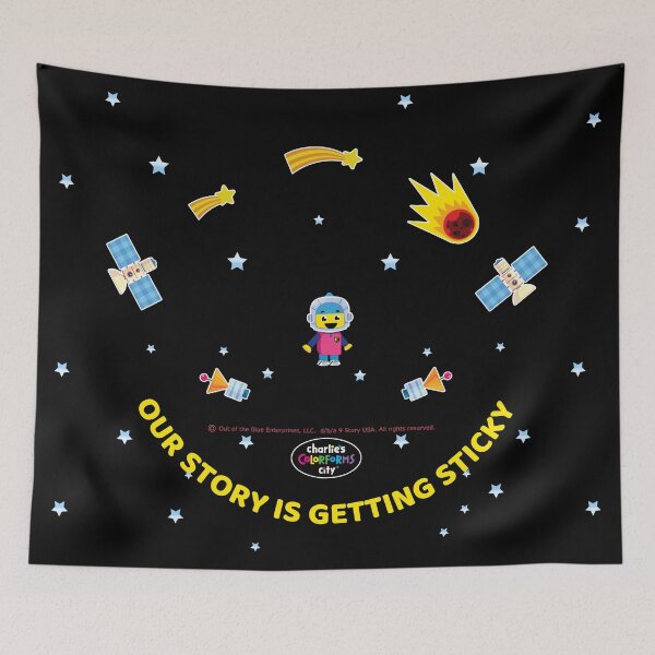 Item preview, Our Story Is Getting Sticky! Charlie in Space designed and sold by PacificStreams.