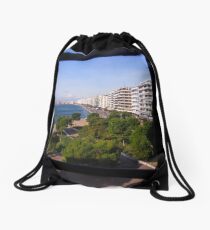 Thessaloniki from above Drawstring Bag