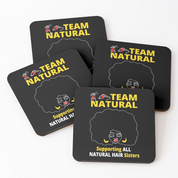 Item preview, Afro Black Girl Team Natural Supporting Natural Hair Sisters  designed and sold by Black Queens.