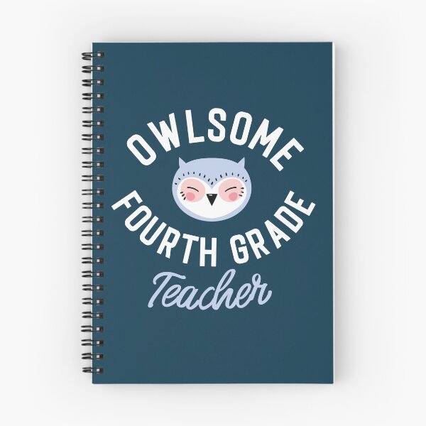 Item preview, Owlsome Fourth Grade Teacher Pun - Funny Gift Idea designed and sold by betternotes.