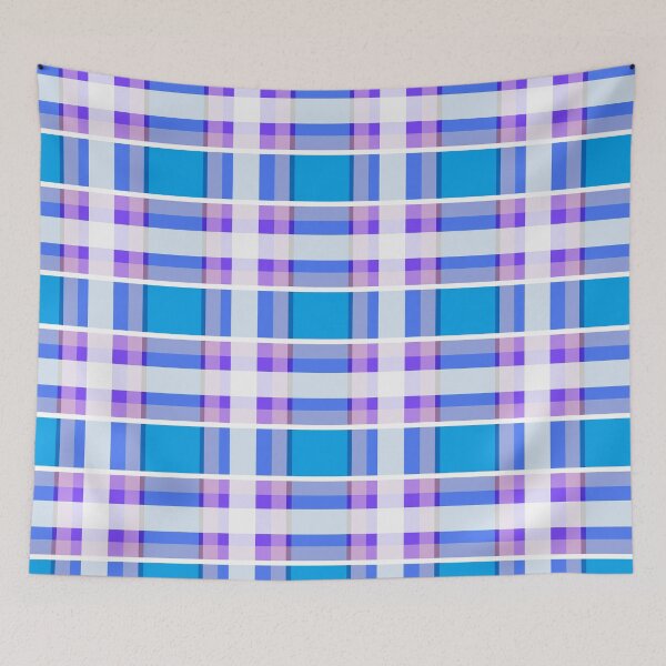 Item preview, Plaid, Blue and Gray 0771 designed and sold by Sharon Schwalbe.