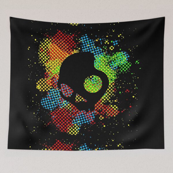 Item preview,  skull art of color drops designed and sold by 42youbest.