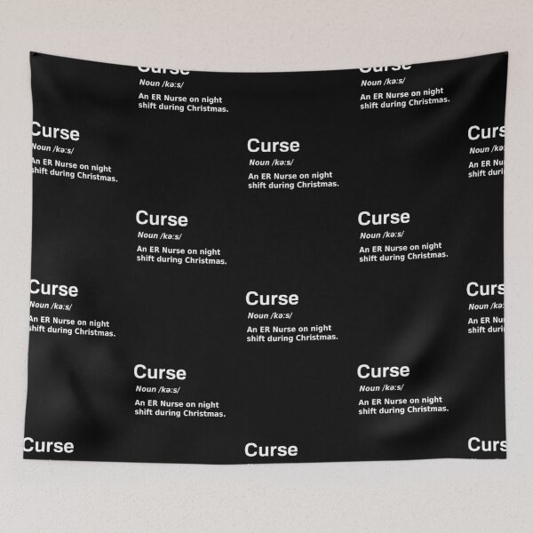 Item preview, Christmas Nurse Curse Definition Funny designed and sold by fantasticpud.