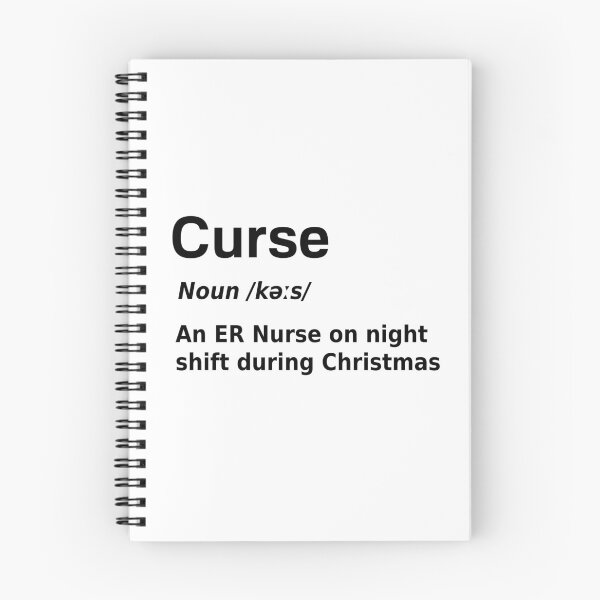 Item preview, Christmas Nurse Curse Definition Funny designed and sold by fantasticpud.