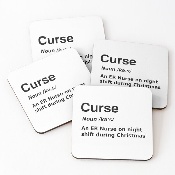 Item preview, Christmas Nurse Curse Definition Funny designed and sold by fantasticpud.