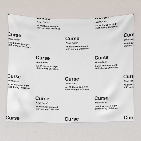 Item preview, Christmas Nurse Curse Definition Funny designed and sold by fantasticpud.