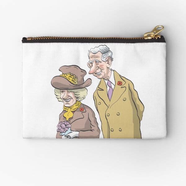 Royals, Charles and Camilla Zipper Pouch