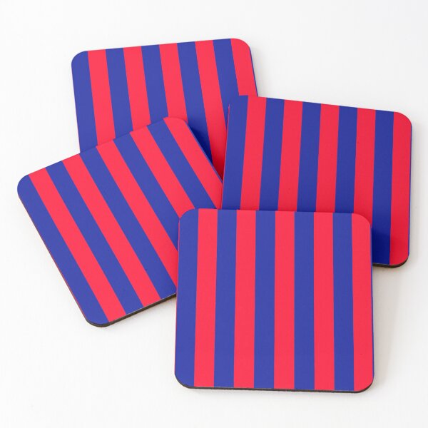 Item preview, Red & blue team colours (stripes) designed and sold by NiceEggThreads.
