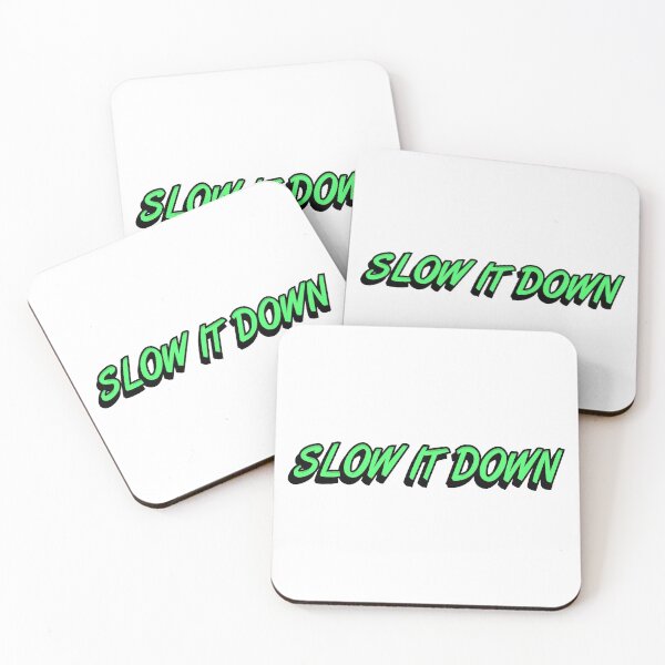 Item preview, Slow It Down Green 3d Logo designed and sold by PeterPrv.