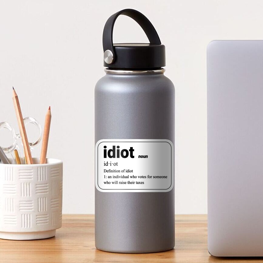 definition-of-idiot-sticker-by-tshdesigns-redbubble