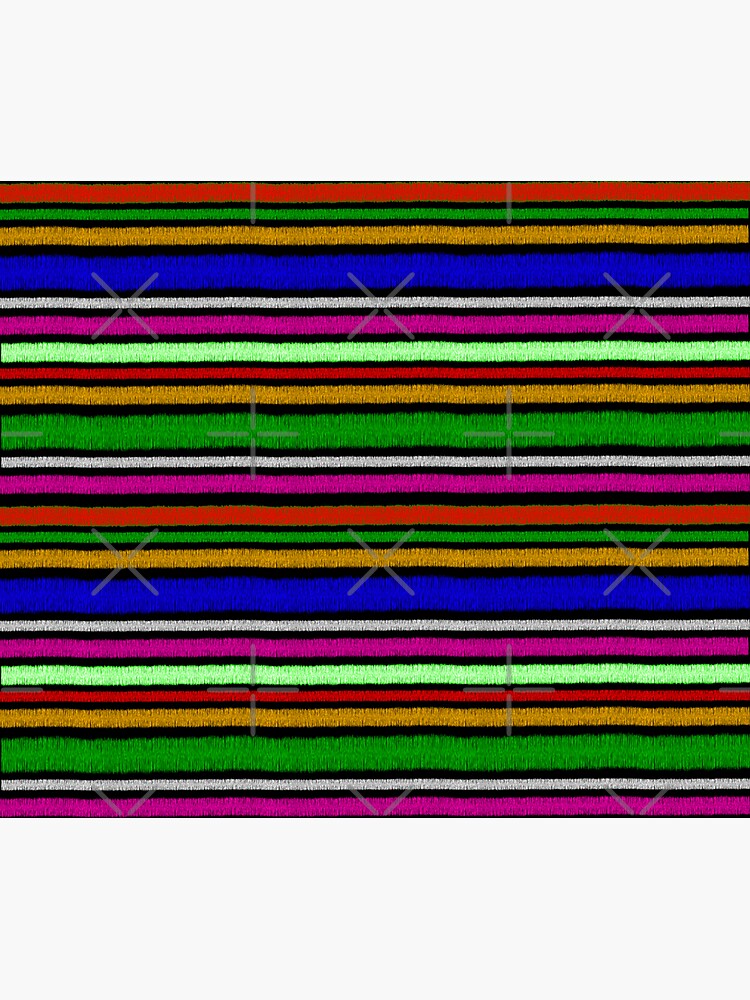 "Beautiful Mexican Serape, Colorful Serape Design" Sticker by redodaha