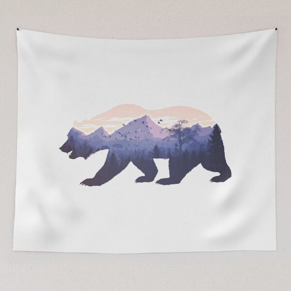 Item preview, Climbing, Mountains and Outdoors Grizzly Bear designed and sold by Seth's Tees.