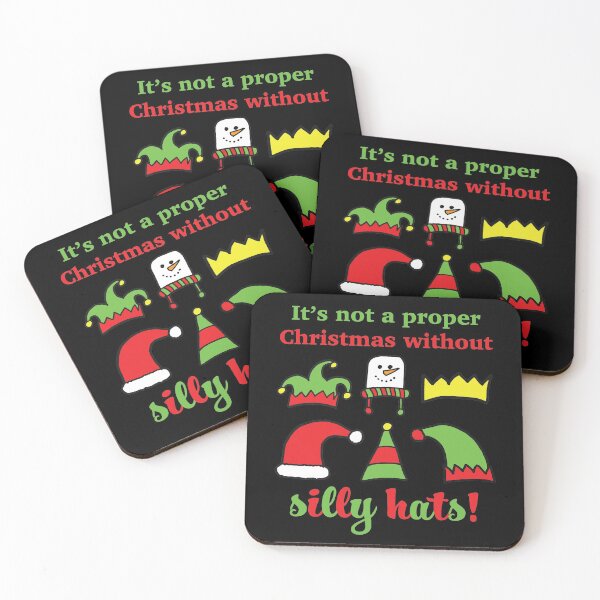 Item preview, Not A Proper Christmas Without Silly Hats! designed and sold by Sketchypenface.