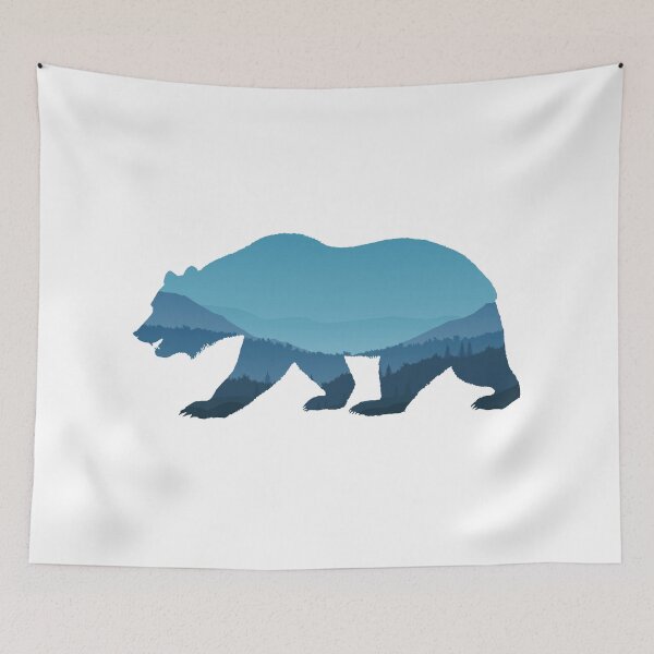 Item preview, Climbing, Mountains and Outdoors Grizzly Bear designed and sold by Seth's Tees.