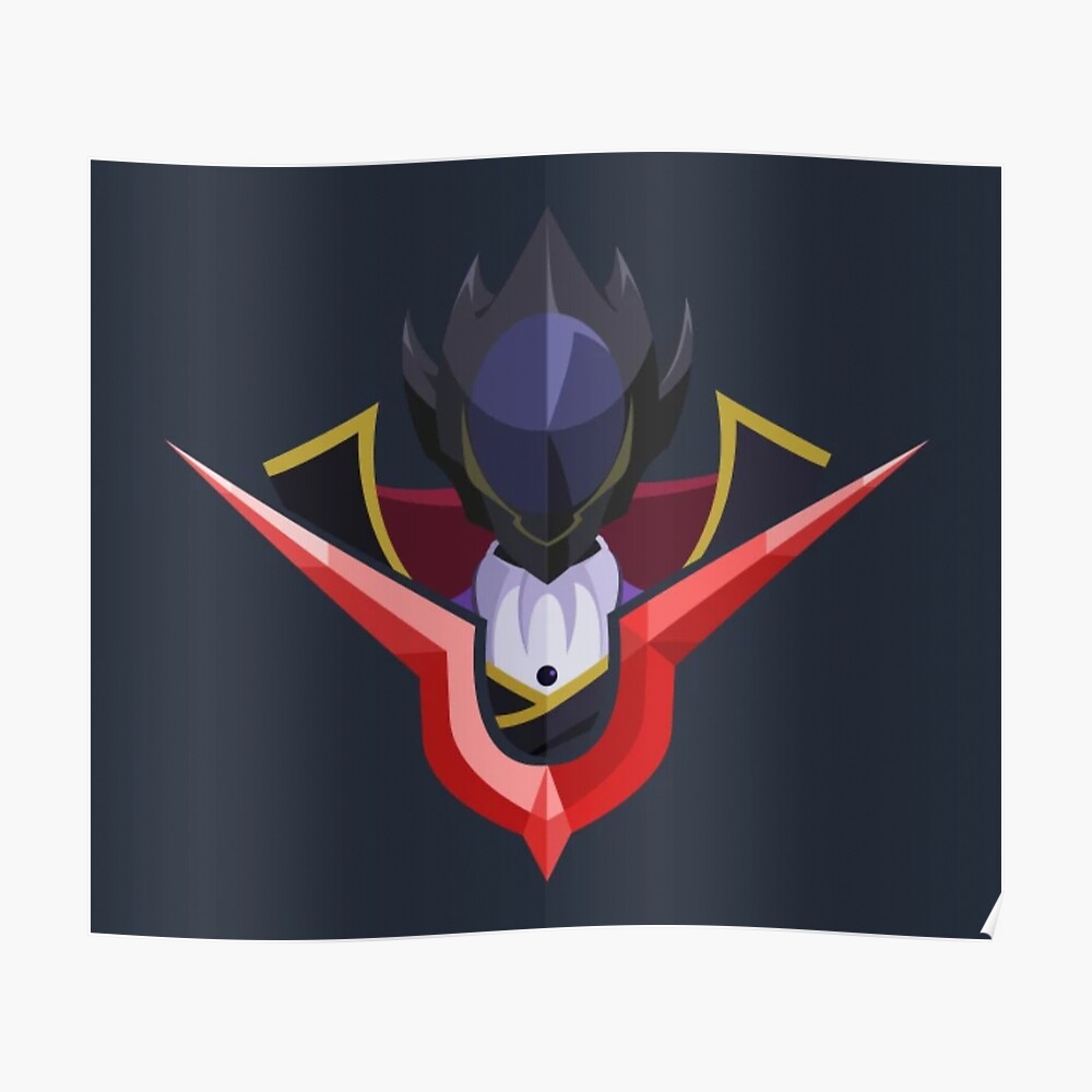 Code Geass Zero Mask By Digitalaurora Redbubble