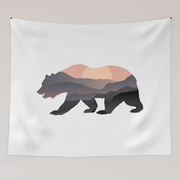 Item preview, Climbing, Mountains and Outdoors Grizzly Bear designed and sold by Seth's Tees.