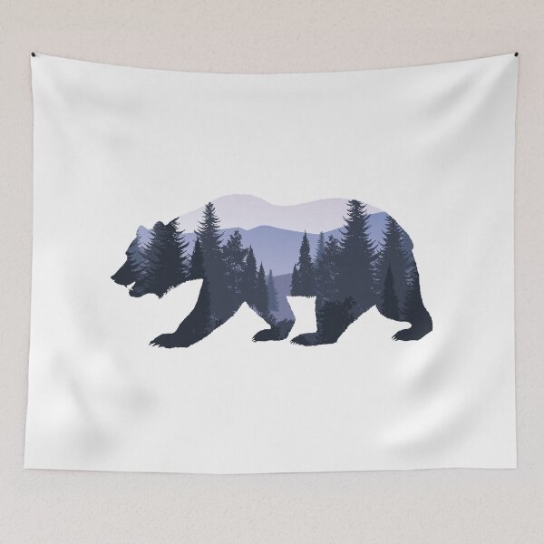 Item preview, Climbing, Mountains and Outdoors Grizzly Bear designed and sold by Seth's Tees.